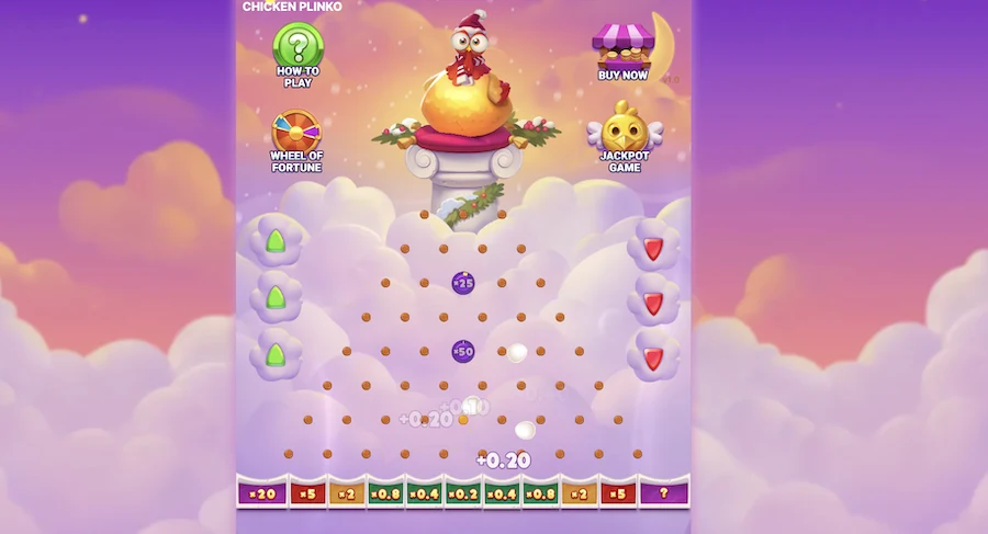 chicken plinko