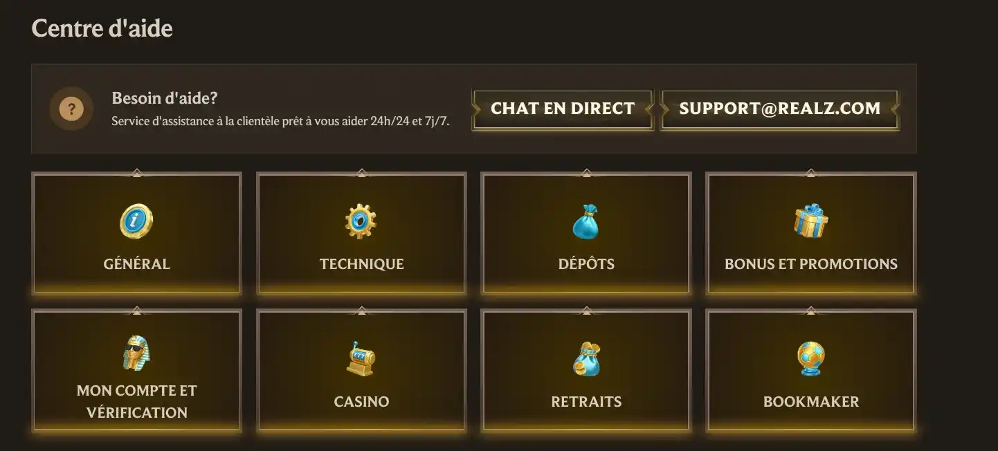realz soutien